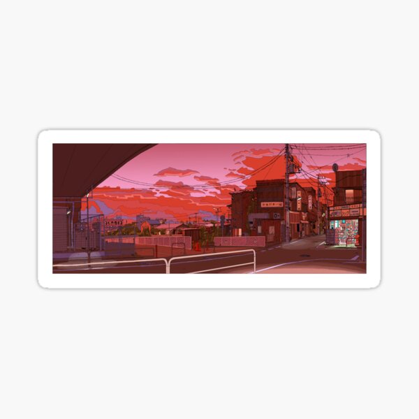 Pearland Sunset Sticker