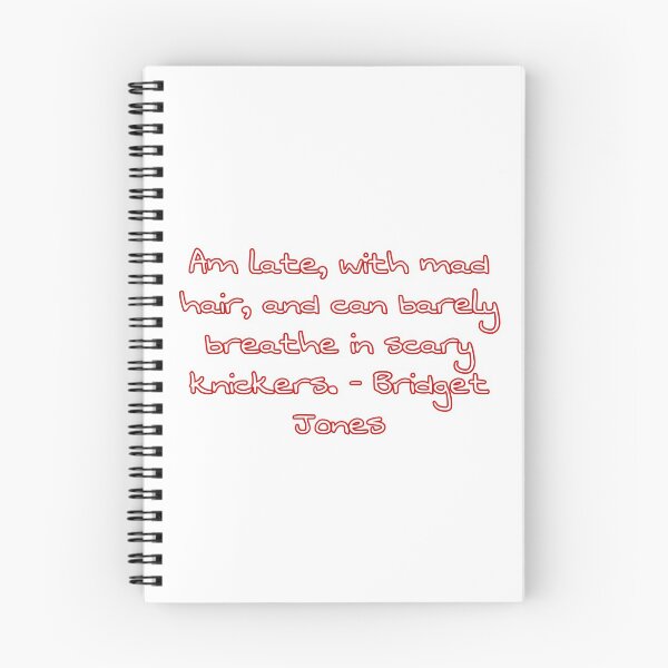 Item preview, Bridget Jones quote designed and sold by moviesANDmovies.