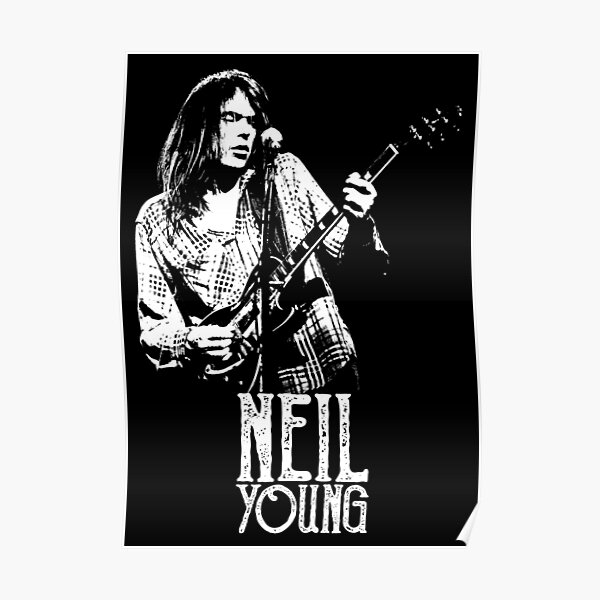 Jeune Neil - Le pochoir blanc Poster