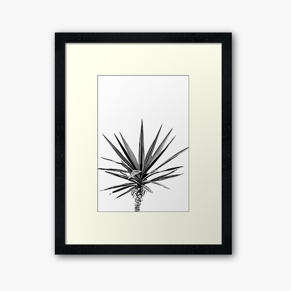 Simple Tree Framed Art Print
