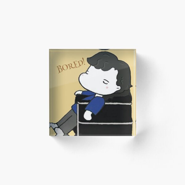Sherlock is bored Acrylic Block