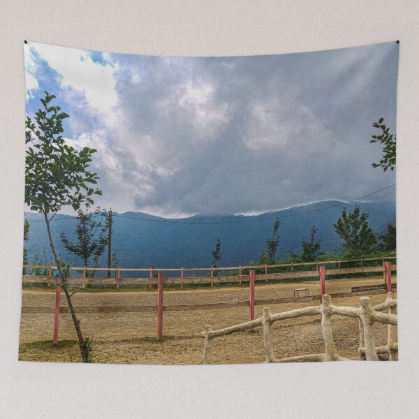 Item preview, Amazing Horse House & Clouds designed and sold by BennEmm.