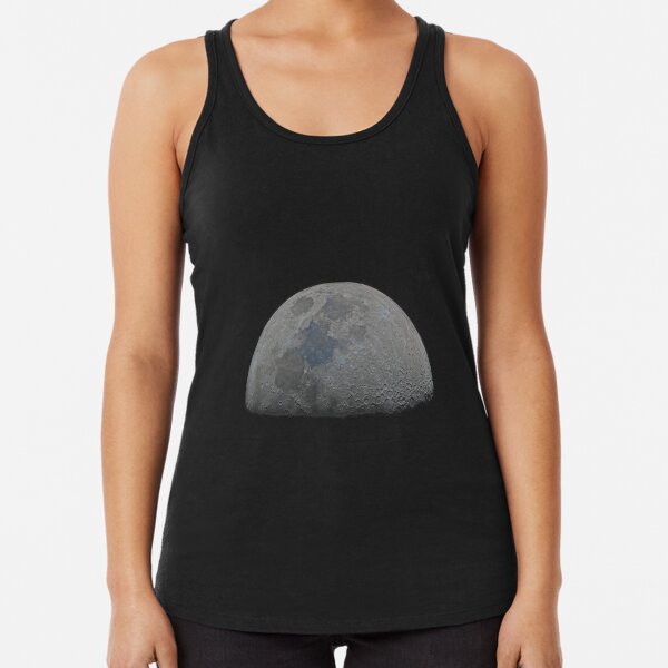 Half moon high resolution Racerback Tank Top