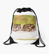 Desert Rain Frogs Drawstring Bag