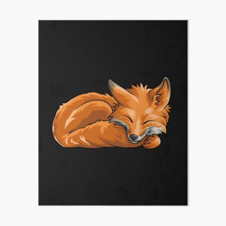 Item preview, Sleeping Fox Funny Woodland Creature Animal designed and sold by Bendthetrend.
