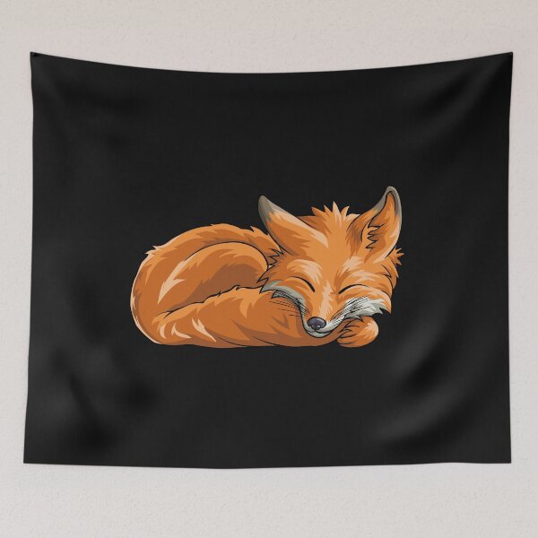 Item preview, Sleeping Fox Funny Woodland Creature Animal designed and sold by Bendthetrend.