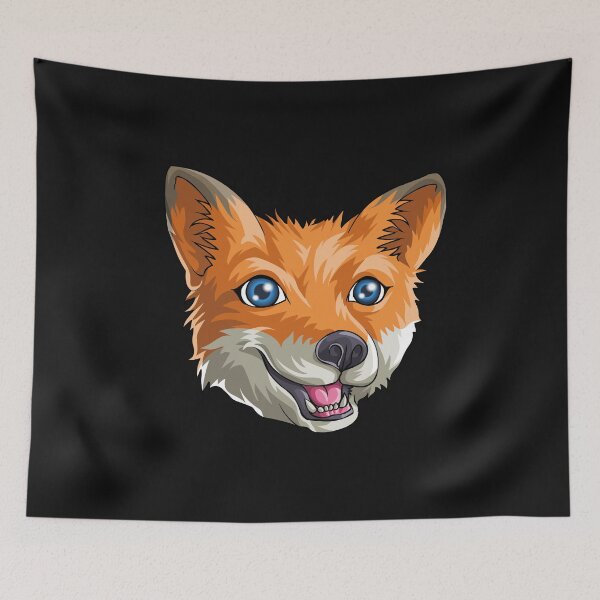 Item preview, Smiling Fox Funny Woodland Creature Animal designed and sold by Bendthetrend.