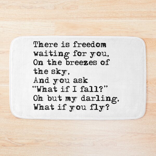 Item preview, What if you fly? Vintage typewritten designed and sold by peggieprints.