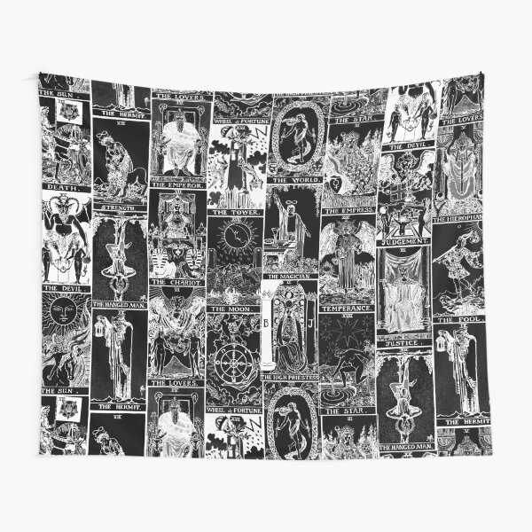 The Major Arcana of Tarot Patchwork Tapestry