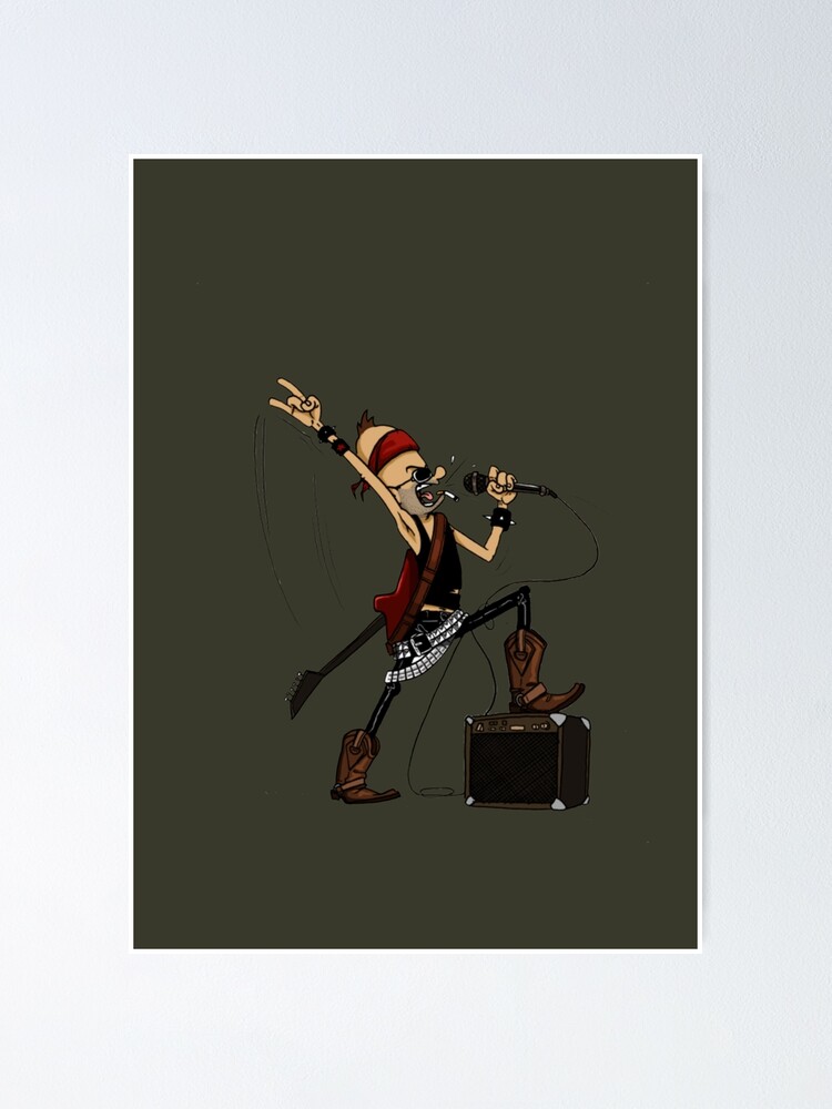 Alternative Ansicht von Rockstar Jochen by Zapf Poster