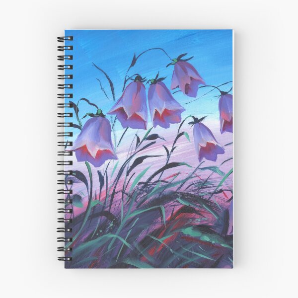 Item preview, Bellflowers and sky designed and sold by irishkalia.