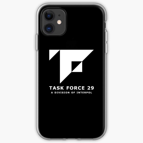Mankind Divided - Task Force 29 (Simple White Logo) iPhone Soft Case
