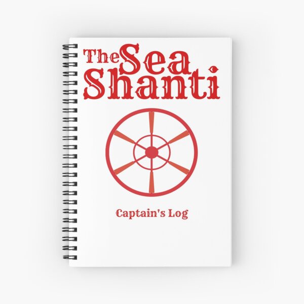 Sea Shanti Captain's Log Spiral Notebook