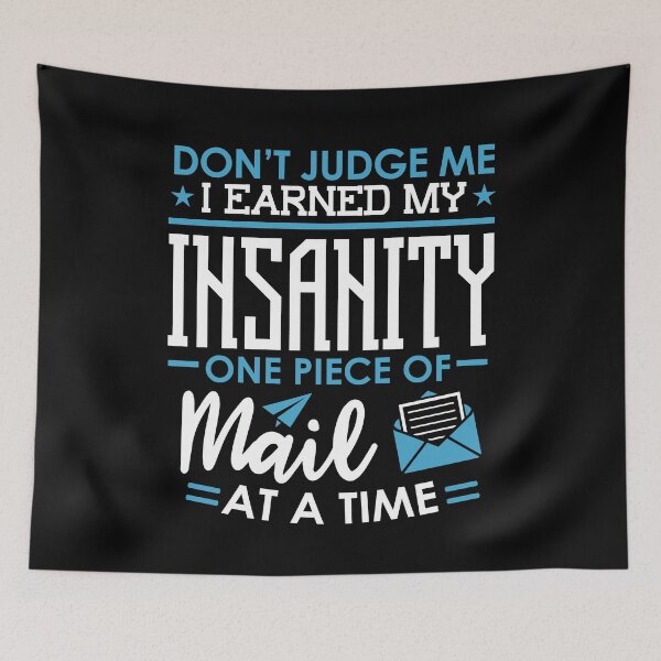 Item preview, Postal Worker Gift Don't Judge Me Postman  designed and sold by Piperblue28.