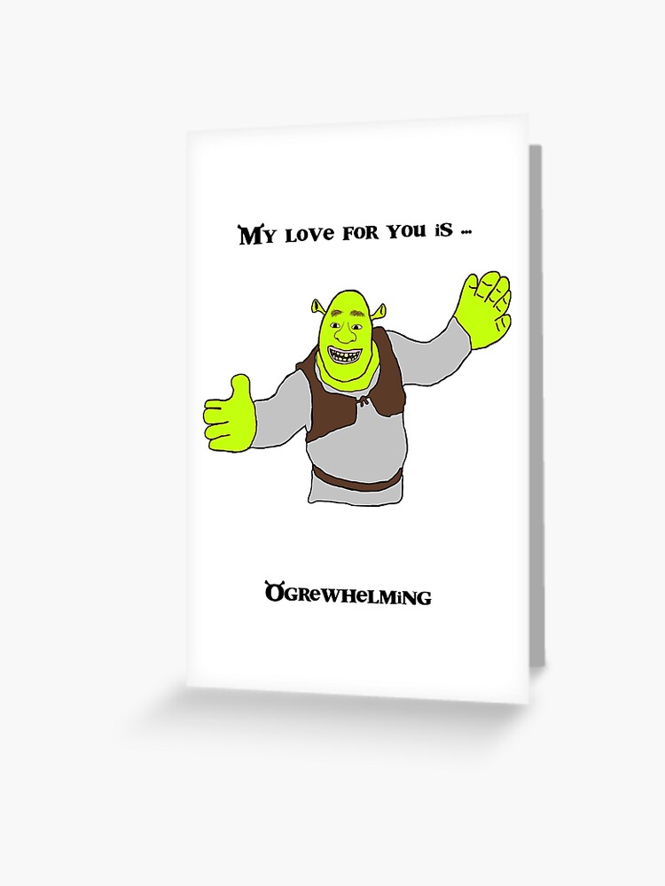 Shrek meme | Greeting Card