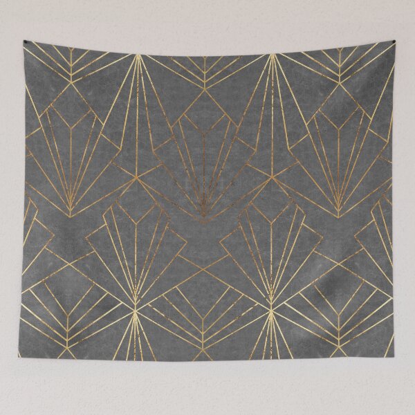 Item preview, Art Deco // Textured Grey - Large Scale designed and sold by The Wellington Boot.