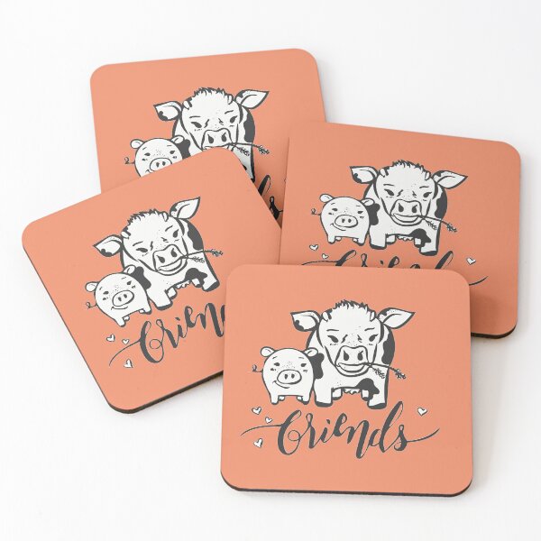 Item preview, Animals Are Friends, Not Food designed and sold by mritt.