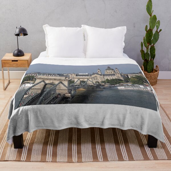 Item preview, Chain bridge on Danube river Budapest cityscape  designed and sold by goceris.