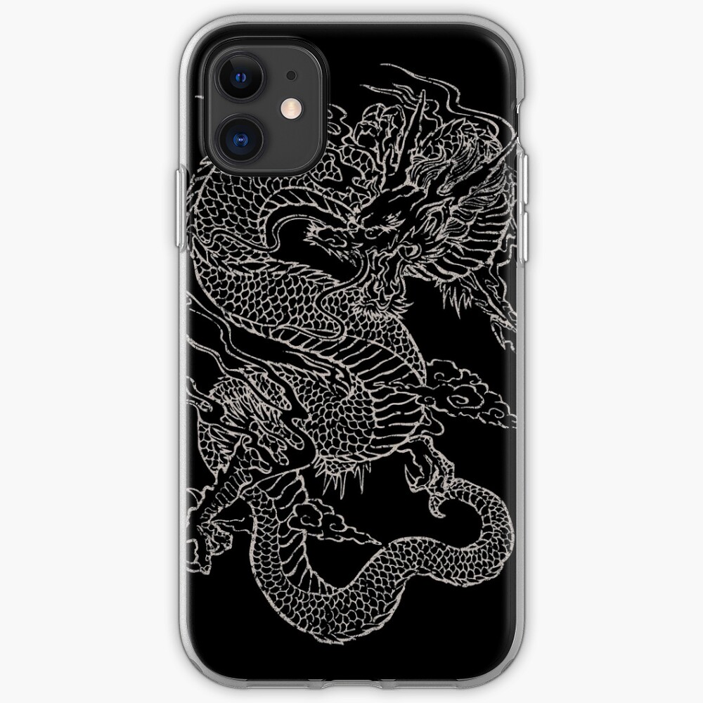 "Vintage Dragon " iPhone Case & Cover by Illustratorial Redbubble