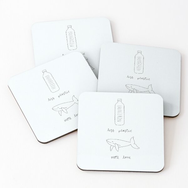 Item preview, Less Plastic More Love designed and sold by Mazie Kate.