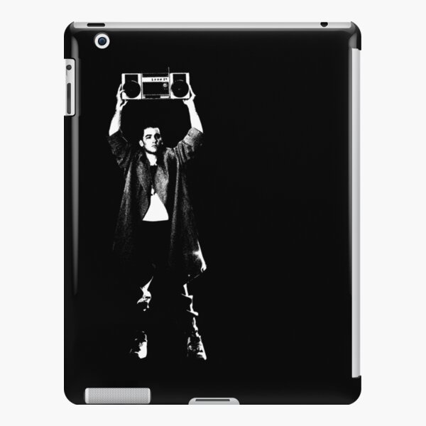 80s Pop Culture Icons - Multi - Black on White iPad Case & Skin
