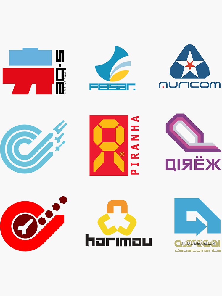 Thumbnail 3 of 3, Sticker, Wipeout Logos Set 1 designed and sold by mousehawk.