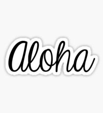 Aloha Sticker