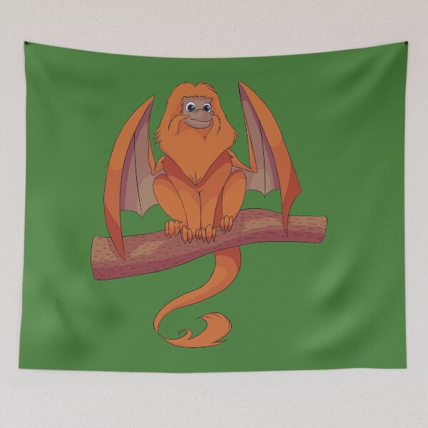 Item preview, Golden Tamarin Dragon designed and sold by Blenderbeetle.