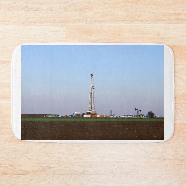 Item preview, Oil and gas drilling rig and pump jack in oilfield  designed and sold by goceris.
