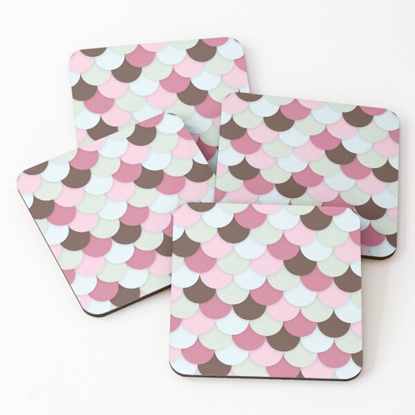 Item preview, Mermaid Halloween Design Fabric pink Costume Tail Decor DIY Pattern Fin designed and sold by Draculaura2009.