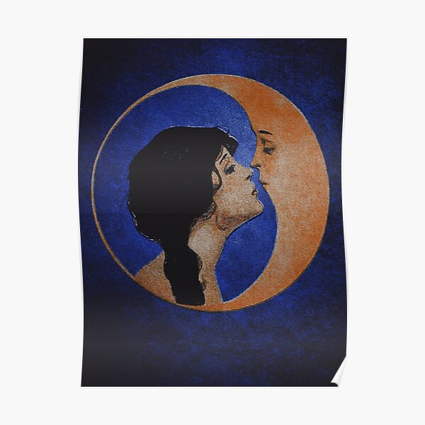 Dear Moon | Saphire Skies Poster