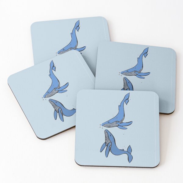 Item preview, Dancing Whales Colorized designed and sold by mritt.