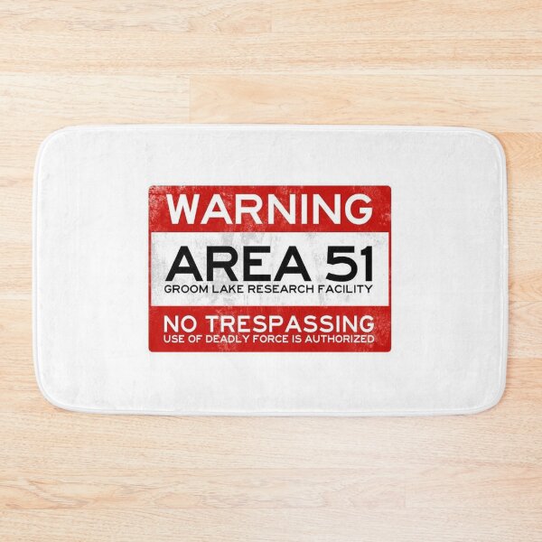 Item preview, AREA 51 Warning Sign designed and sold by russell7lee.