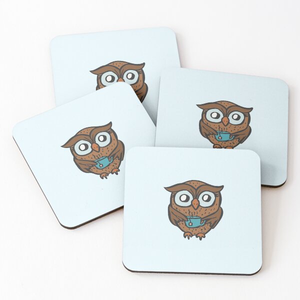 Item preview, Baby Owl Sipping Tea designed and sold by mritt.