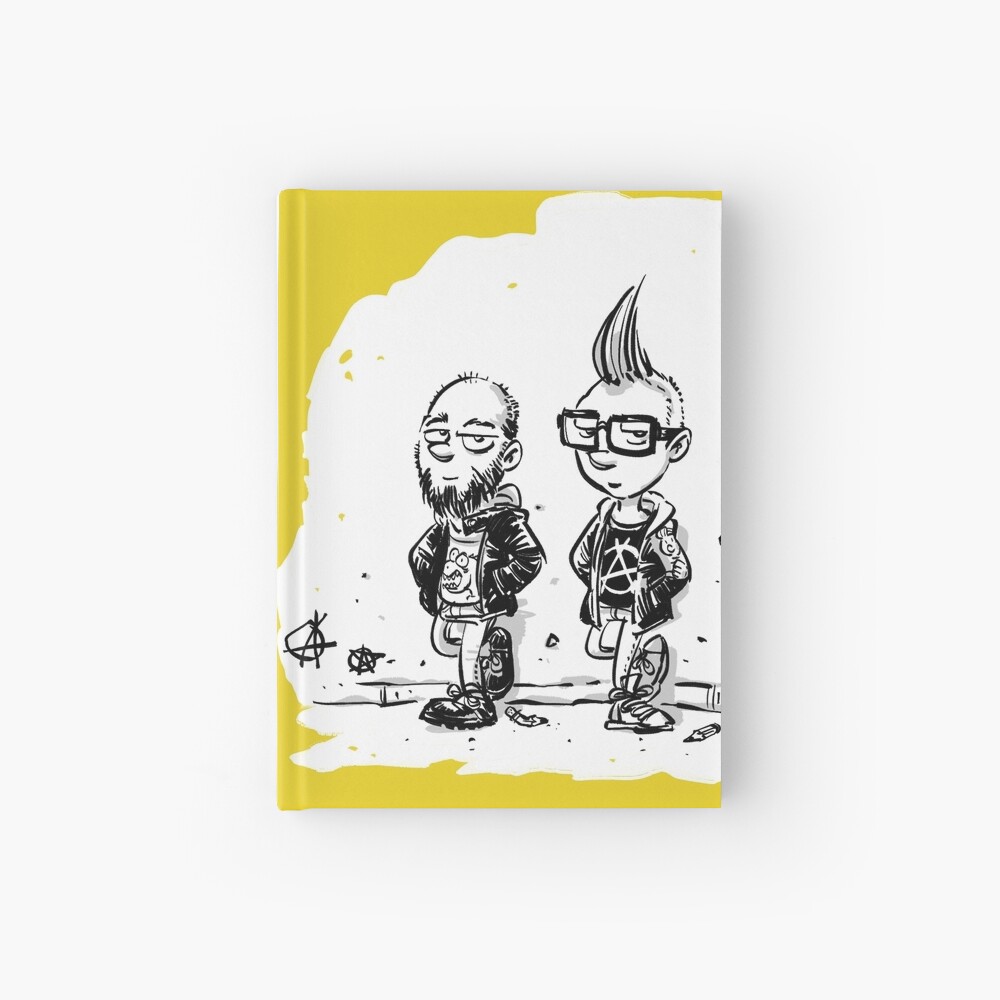 Punk's not dead Jochen & Raimund by Raimund Frey Notizbuch