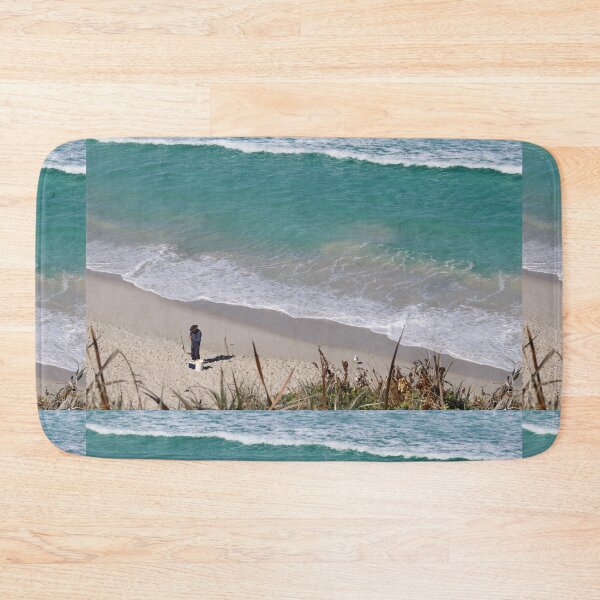 Item preview, A lone fisherman near the ocean designed and sold by Matat Lipsky.