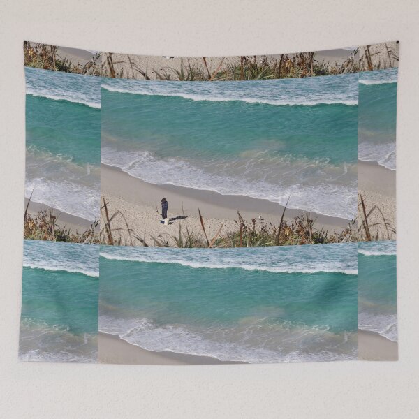 Item preview, A lone fisherman near the ocean designed and sold by Matat Lipsky.