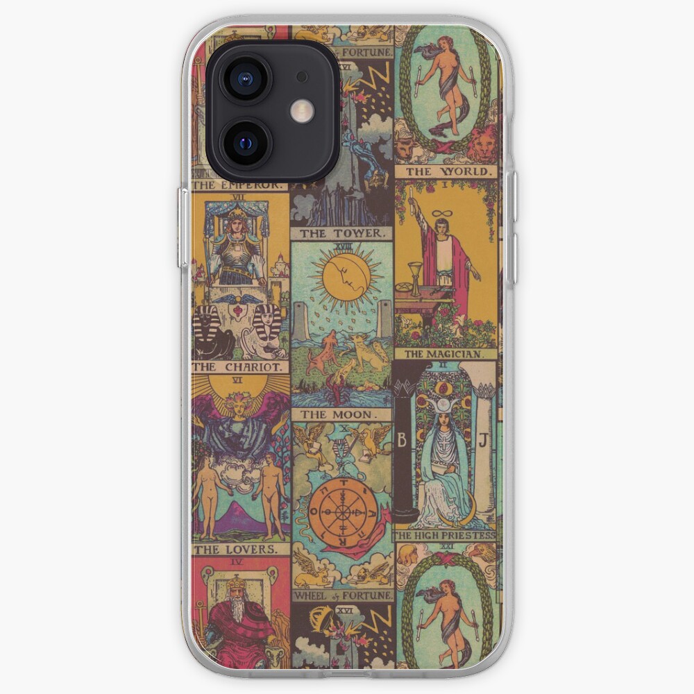 The Major Arcana of Tarot Vintage Patchwork iPhone Case & Cover