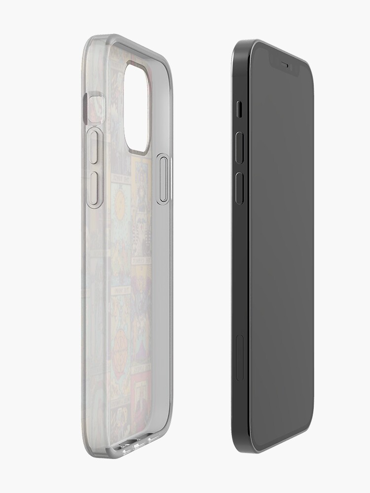 Alternate view of The Major Arcana of Tarot Vintage Patchwork iPhone Case & Cover
