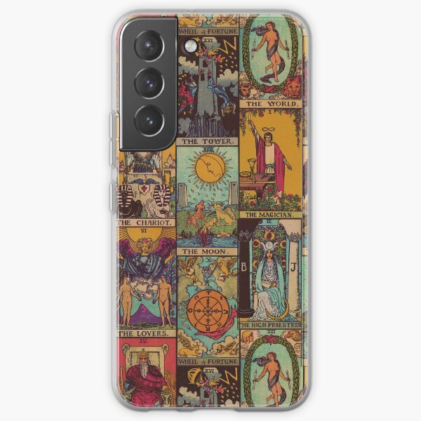 The Major Arcana of Tarot Vintage Patchwork Samsung Galaxy Soft Case