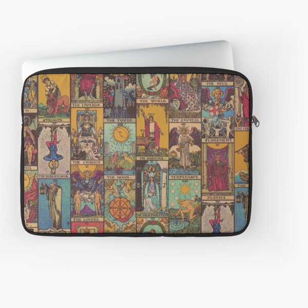 Vista previa del artículo con la obra «Los Arcanos Mayores del Tarot Vintage Patchwork», diseñado y vendido por wildtribe.