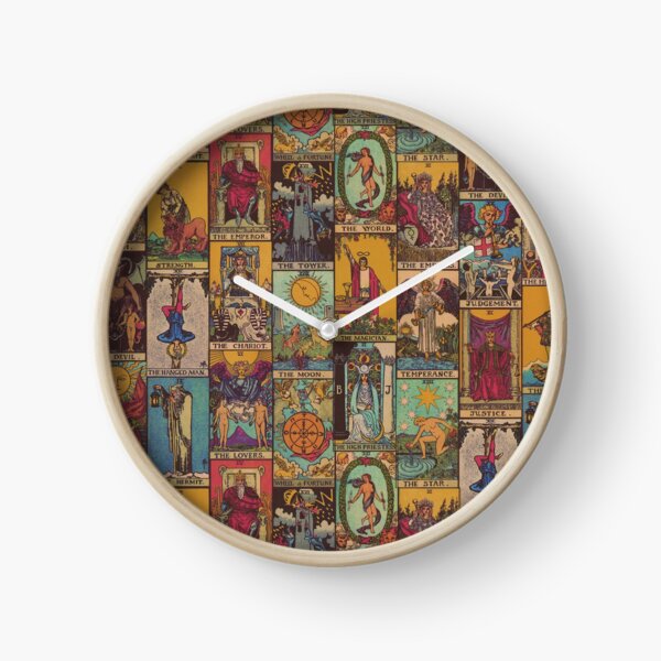 Vista previa del artículo con la obra «Los Arcanos Mayores del Tarot Vintage Patchwork», diseñado y vendido por wildtribe.
