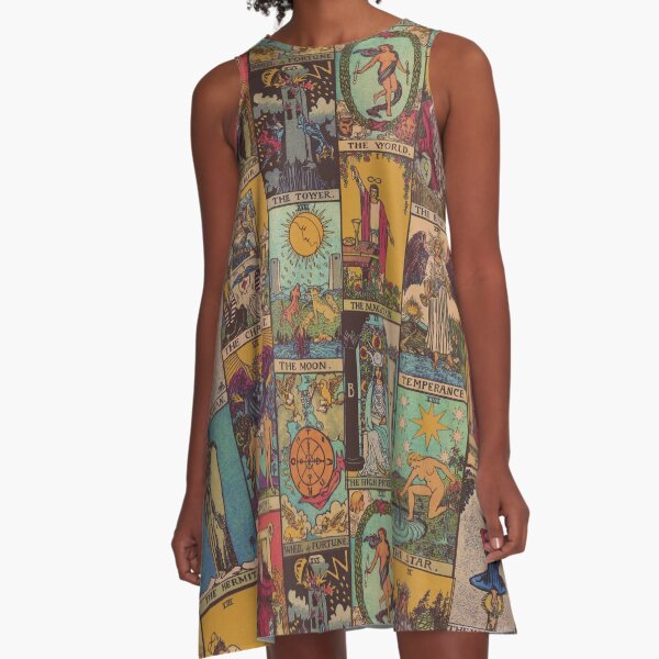 Item preview, The Major Arcana of Tarot Vintage Patchwork designed and sold by wildtribe.