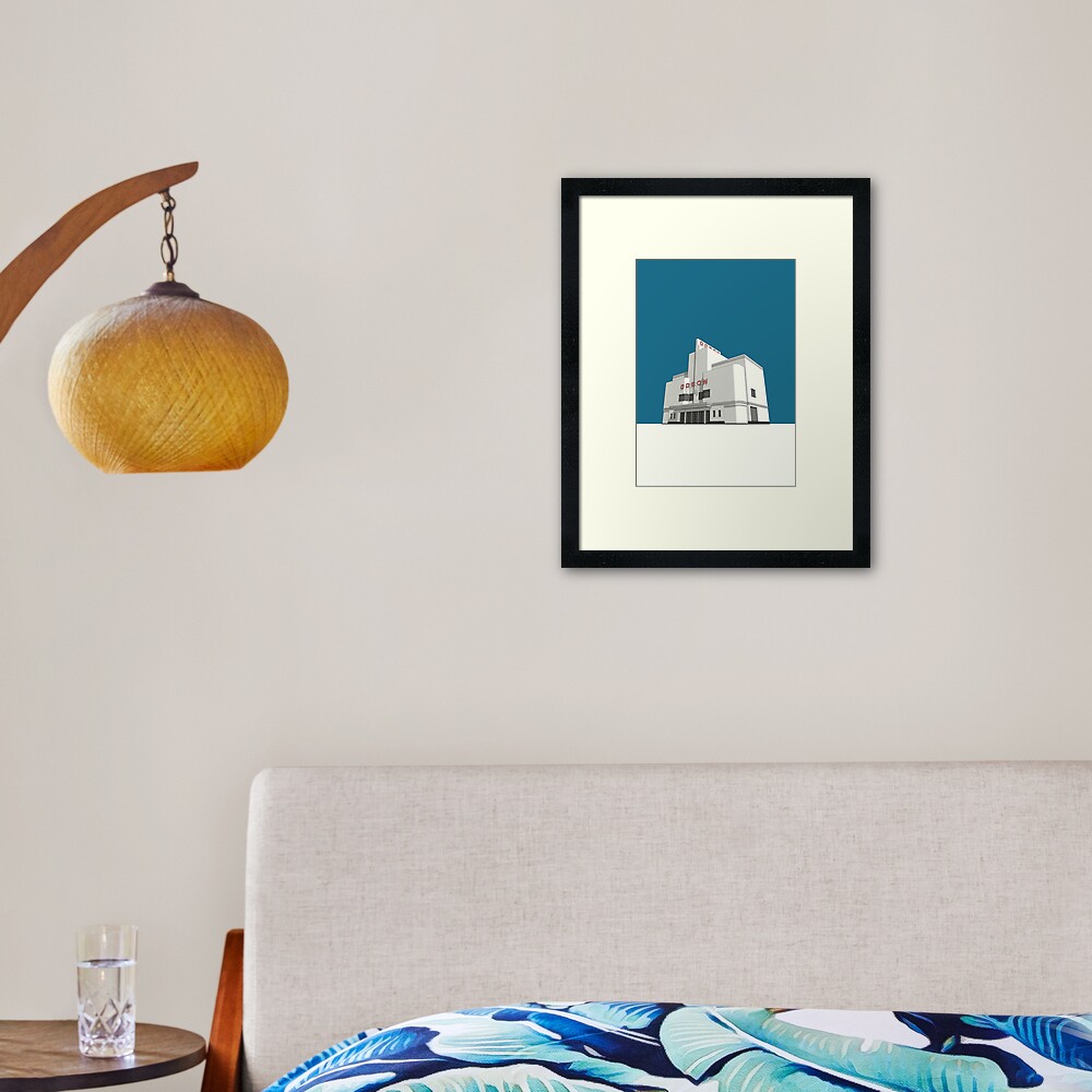 ODEON Balham Framed Art Print