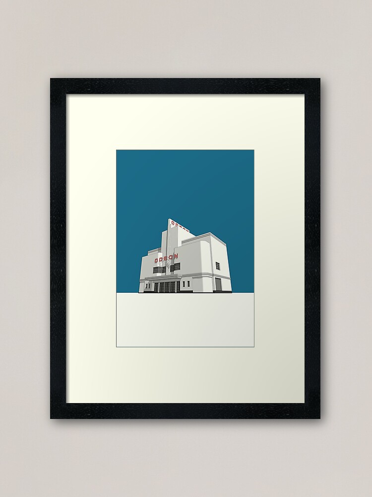 Alternate view of ODEON Balham Framed Art Print