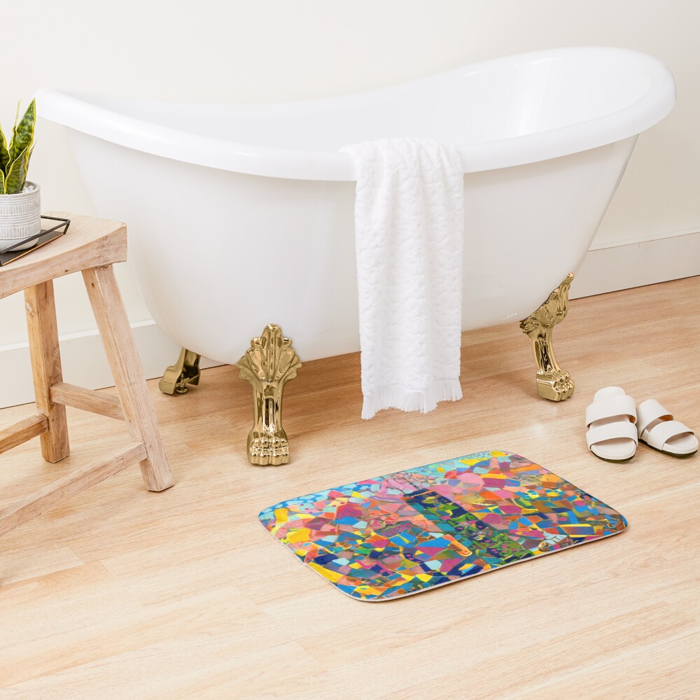 Chicago Confetti Bath Mat