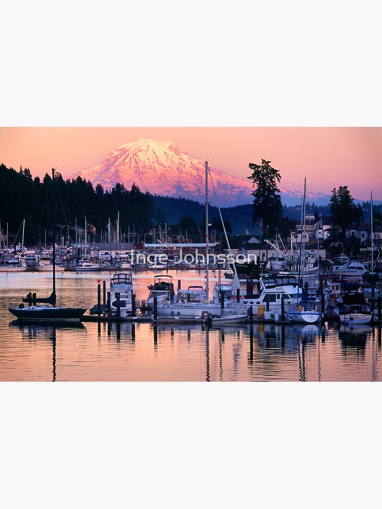 "Gig Harbor" Poster by IngeJohnsson Redbubble