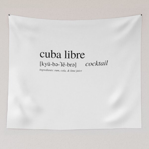 Item preview, Cuba Libre cocktail designed and sold by ALushLifeManual.