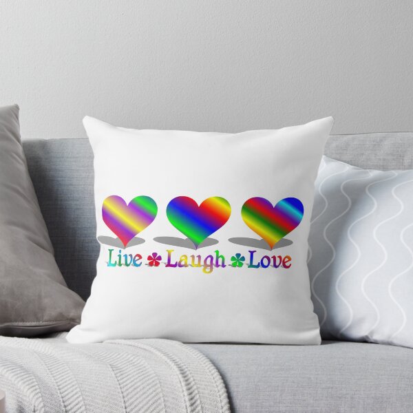 Item preview, LIVE LAUGH LOVE COLORFUL designed and sold by CoolDoodles.