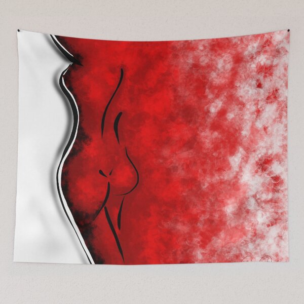 Item preview, Sensual woman in red designed and sold by Patricia Piotrak.